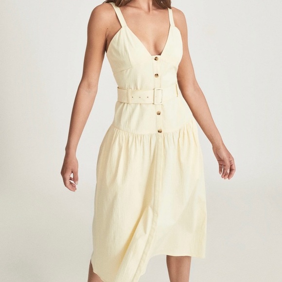 COPY - Reiss Midi Button-up Dress ✨ - Picture 4 of 5